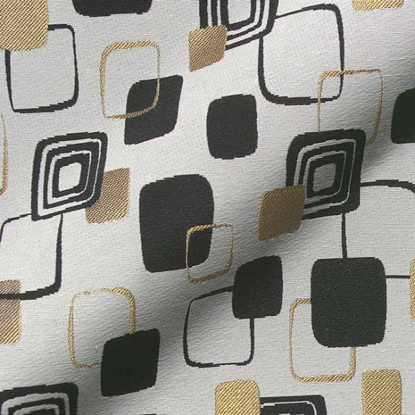 Jaqcuard Graphische Muster Metallic – Bild 3