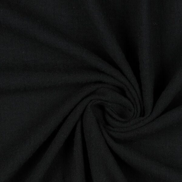 Cotton Slub Washed (schwarz/black) – Bild 2