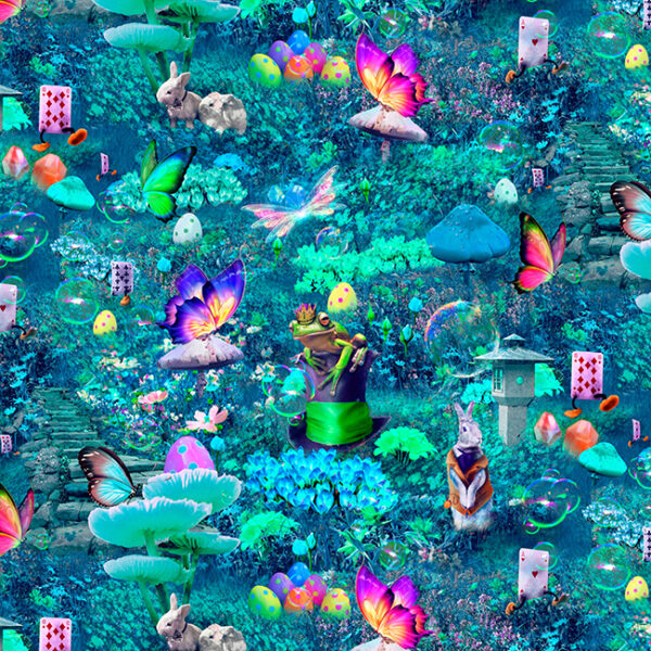 Canvas Digital Multicolor Tiere