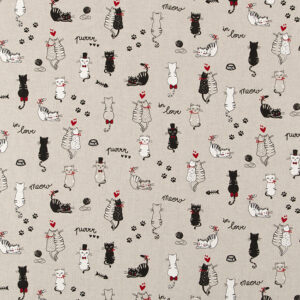 Canvas Cats Katzen Linenlook