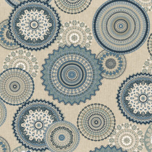 Canvas Mandala blau Linenlook