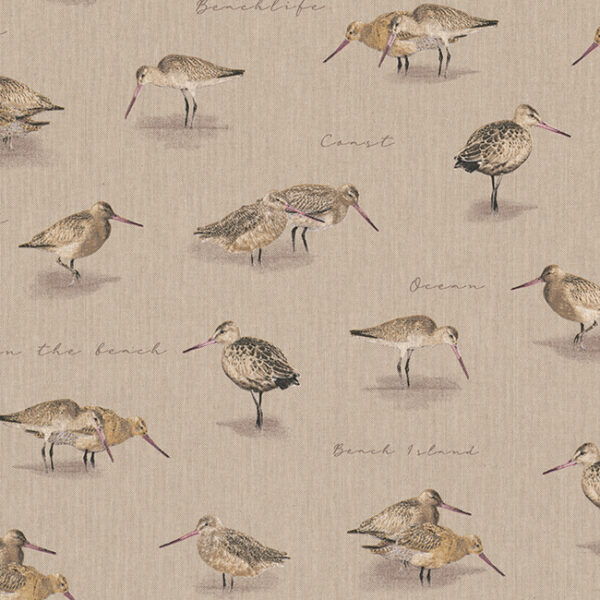 Canvas Ente Leinenlook